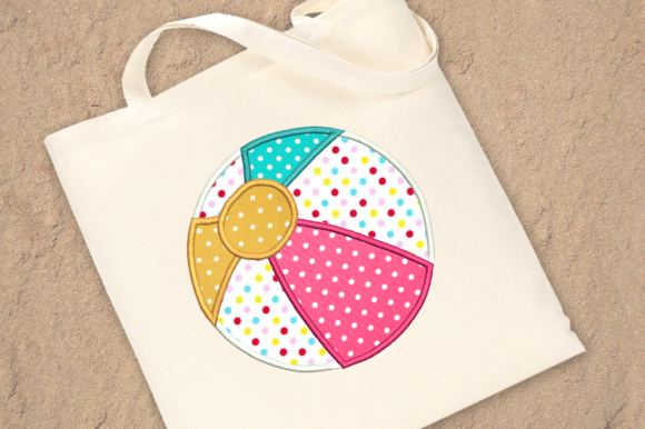 Beach Ball Applique