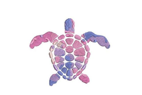 Hawaiian Tie Dye Sea Turtle
