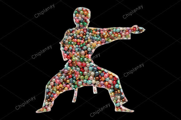 Judo, Karate, and Kendo Beads Embroidery