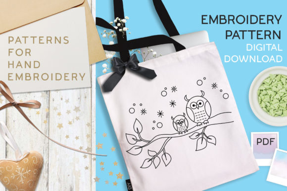 Owls Branch DIY Embroidery