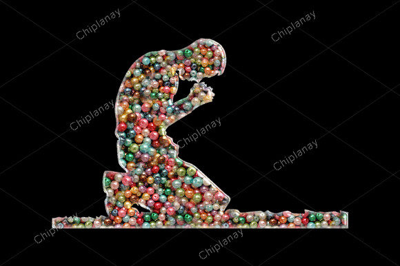 Religion Faith Beads Colorful Embroidery