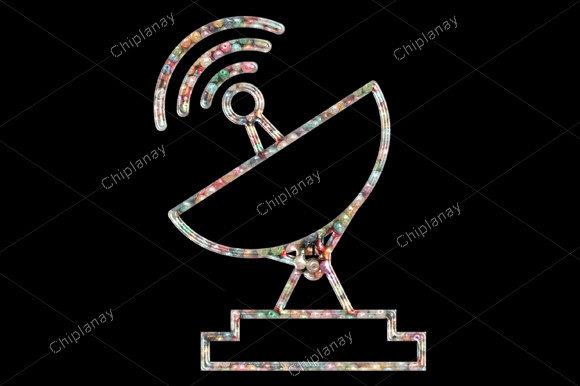 Satellite Antenna Beads Embroidery