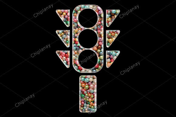 Traffic Signal Embroidery